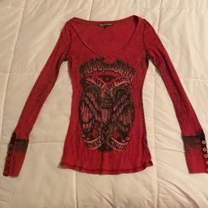 Like New Crash & Burn Thermal Shirt
